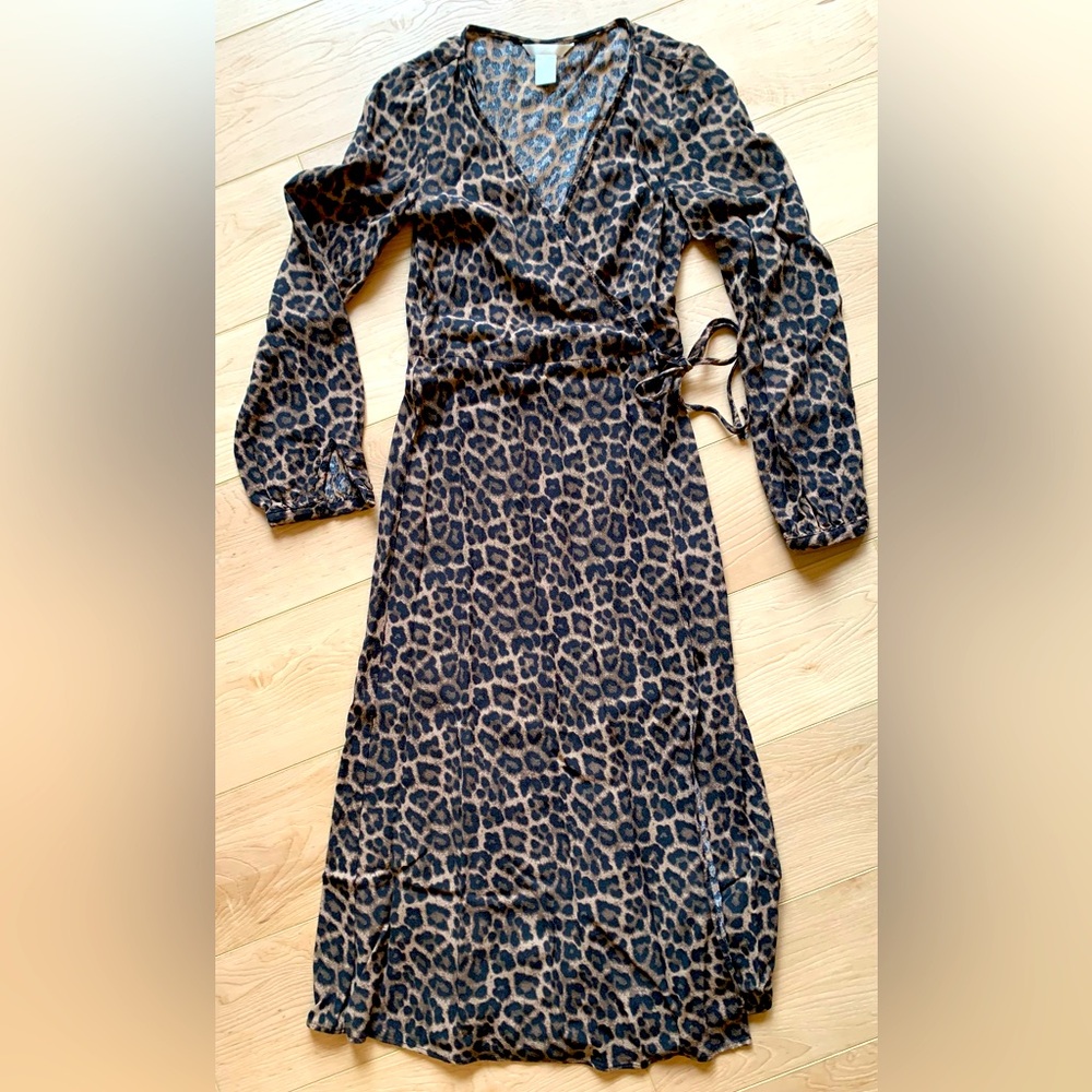 Leopard Wrap Dress